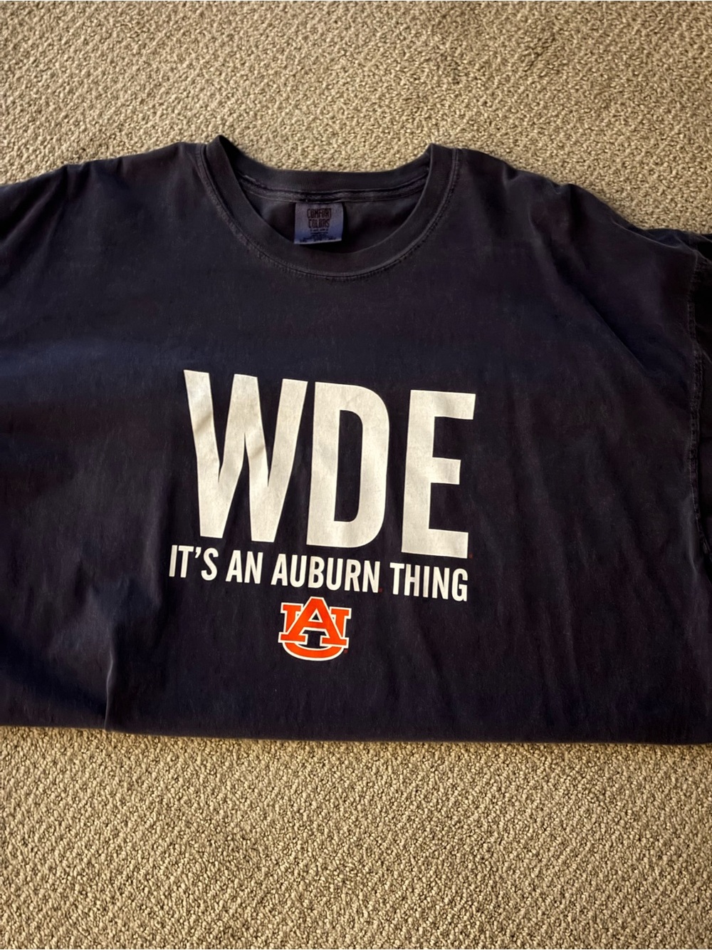 Auburn 'WDE It's An Auburn Thing' Graphic Tee - Navy